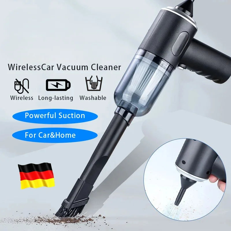 Wireless Car Vacuum Cleaner USB Charging 1200mAh 9000Pa beunik