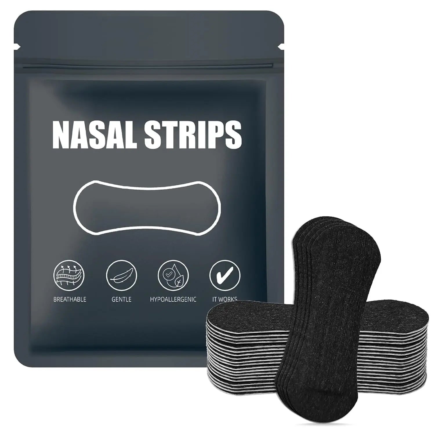Physical Expansion Breathable Nasal Patch Anti Snoring Nose Strips for Breathing Correction beunik