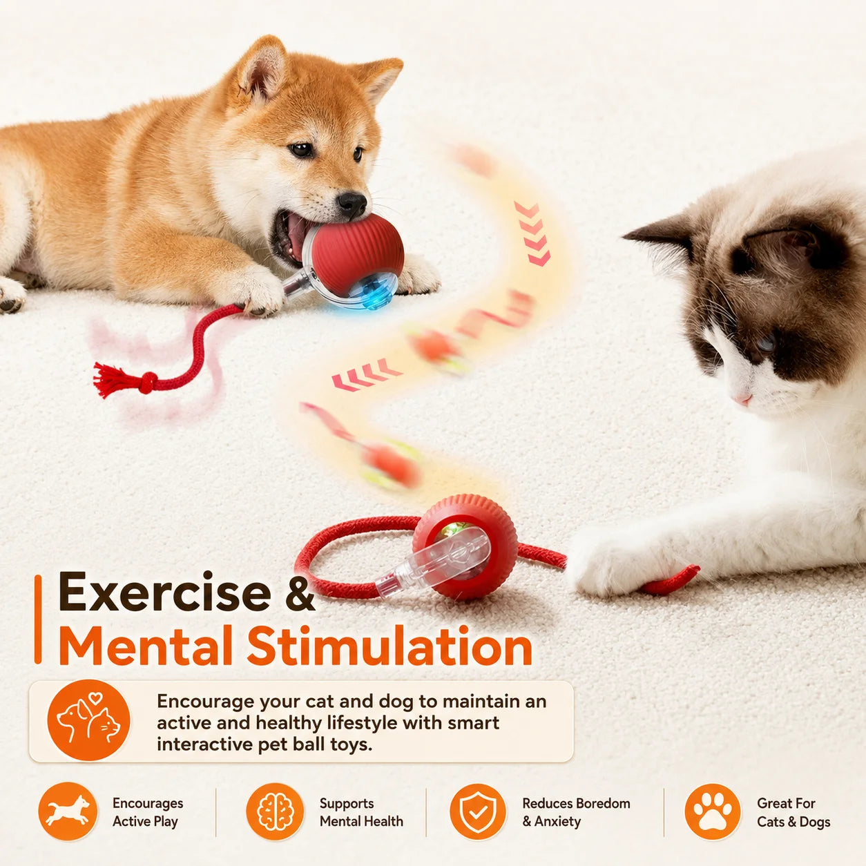 NEW Smart Rechargeable Interactive Dog Toy beunik