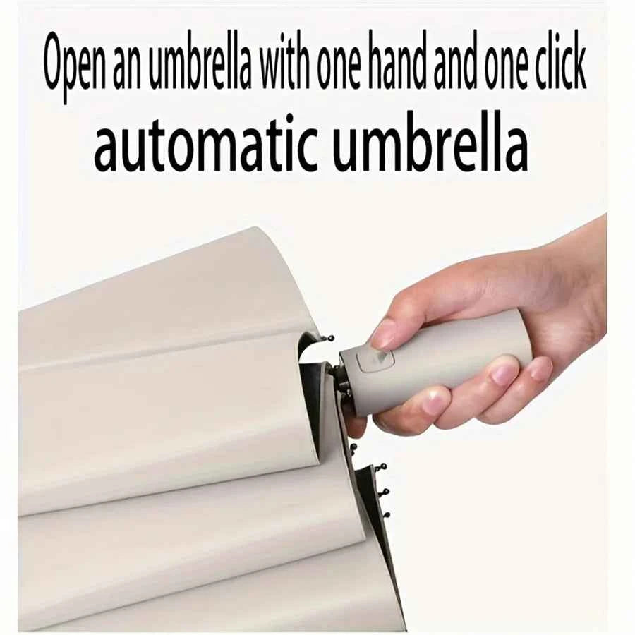 Fully Automatic Umbrella With Thick And Durable Keel UV Resistant