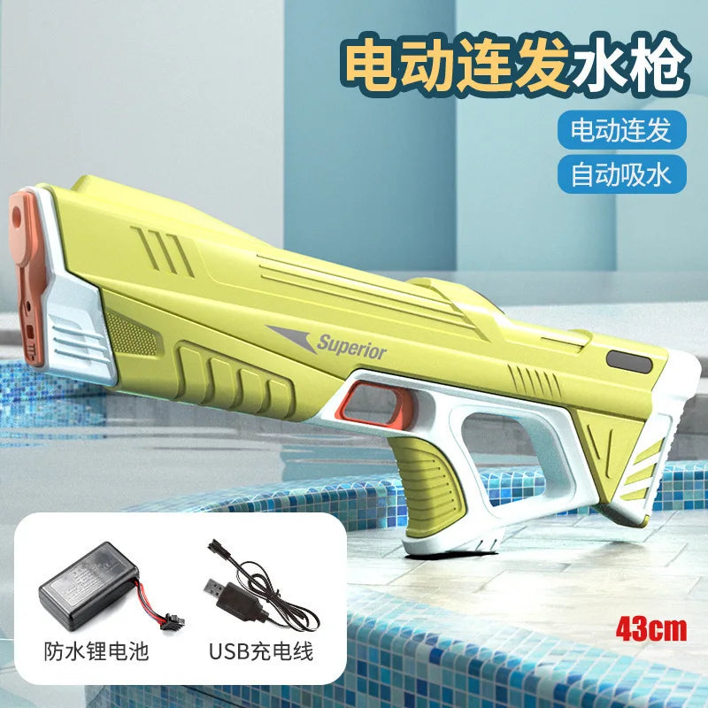 Futuristic Fully Automatic Water Gun beunik