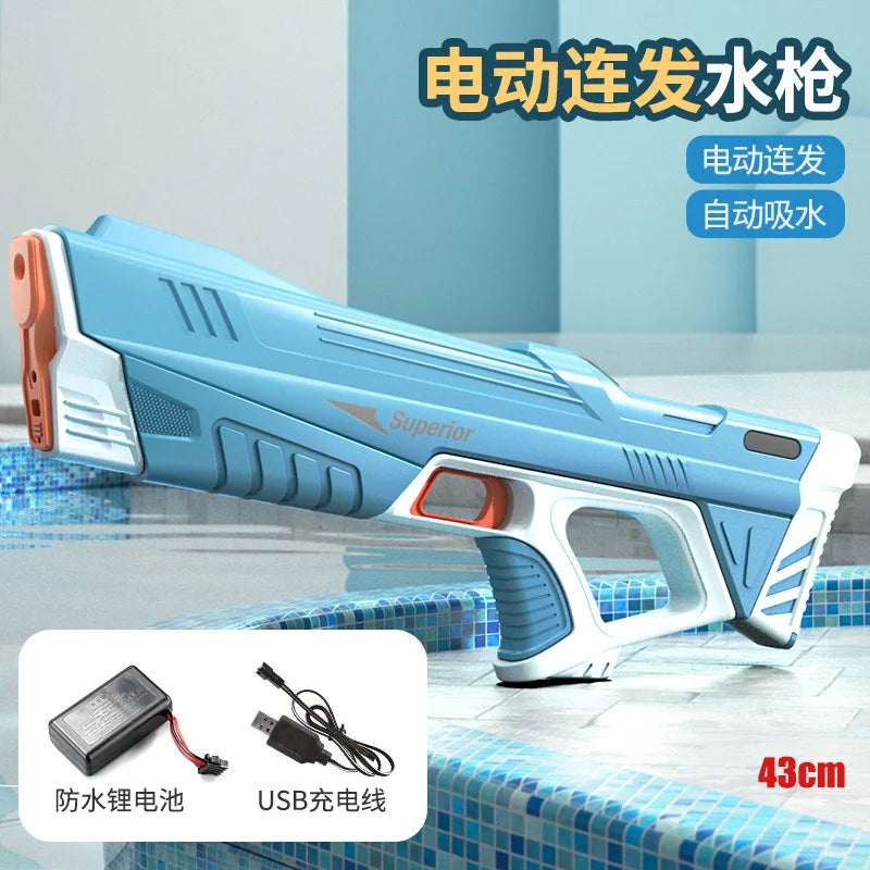 Futuristic Fully Automatic Water Gun beunik