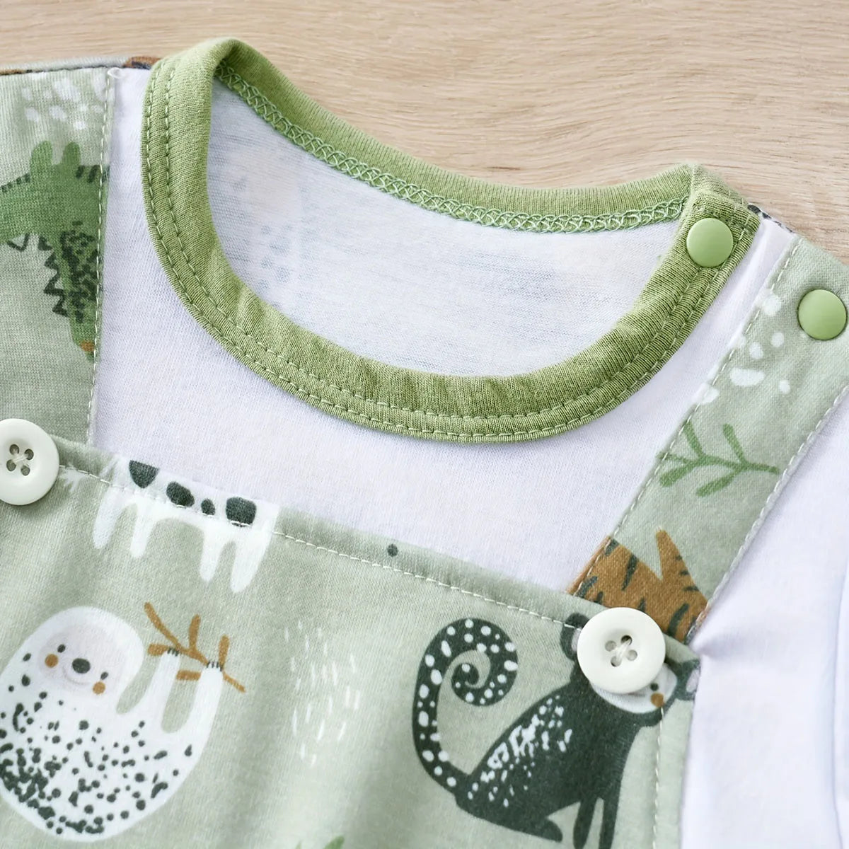 Zoo Animal Print Romper for Boy Newborn Baby beunik