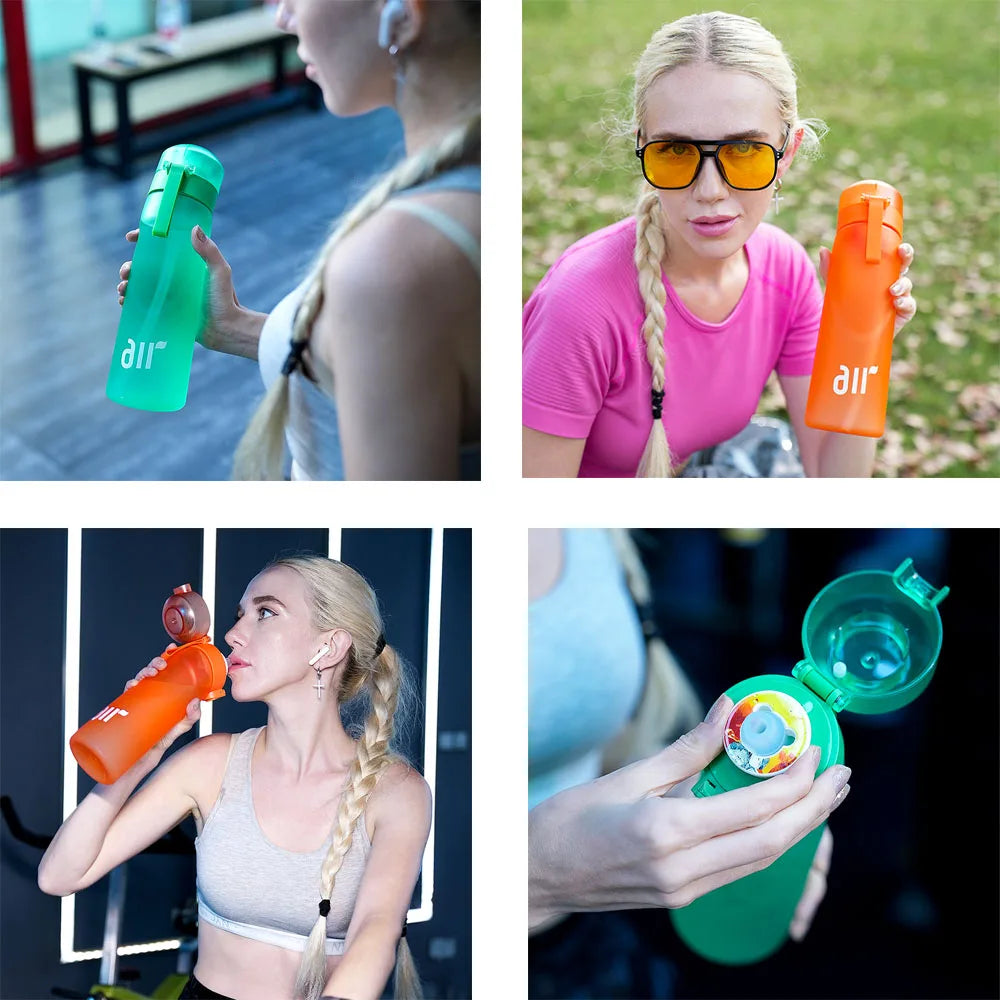 Air Water Bottle With Straw Leak Proof beunik