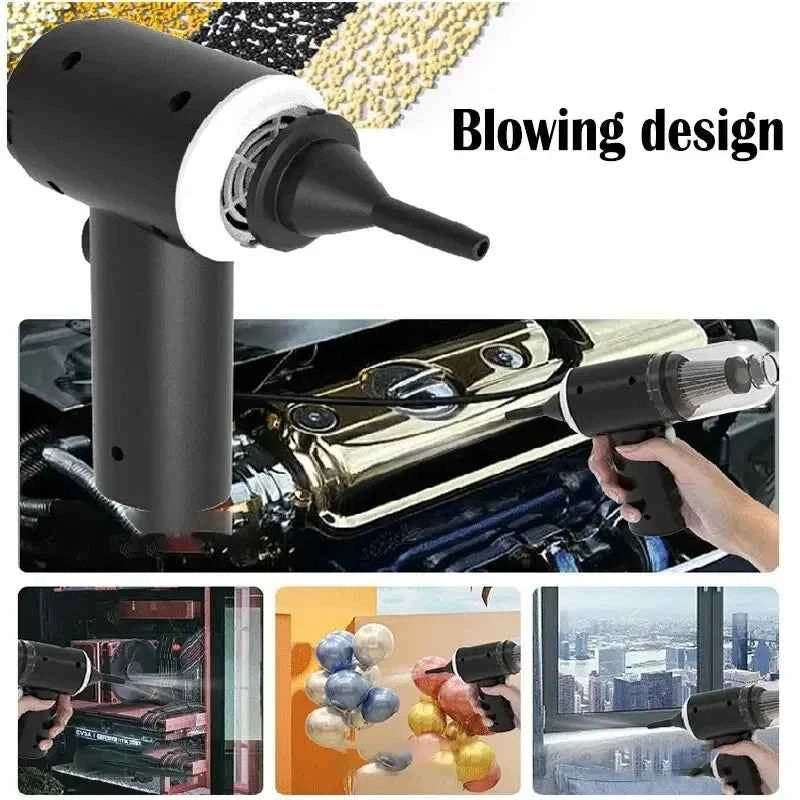 Wireless Car Vacuum Cleaner USB Charging 1200mAh 9000Pa