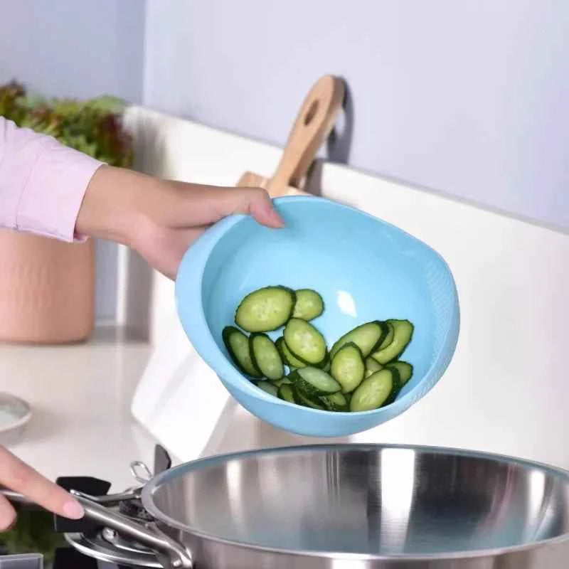Rice Sieve Plastic Colander Kitchen Drain Basket