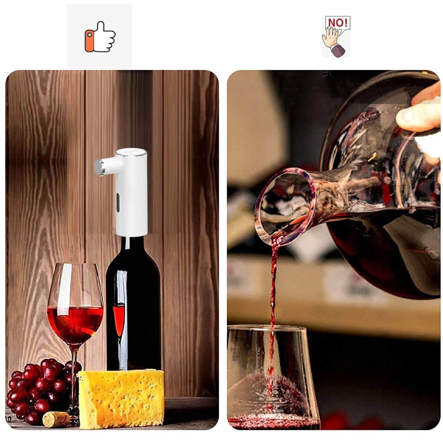 Smart Quantitative Alcohol Dispenser Adjustable Electric Wine Decanter beunik