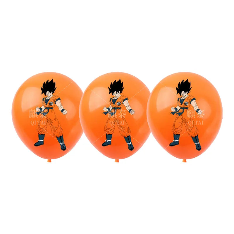 Dragonz Bandai Balloon Set,latex Balloons 3/6/18pcs, 12 Inch