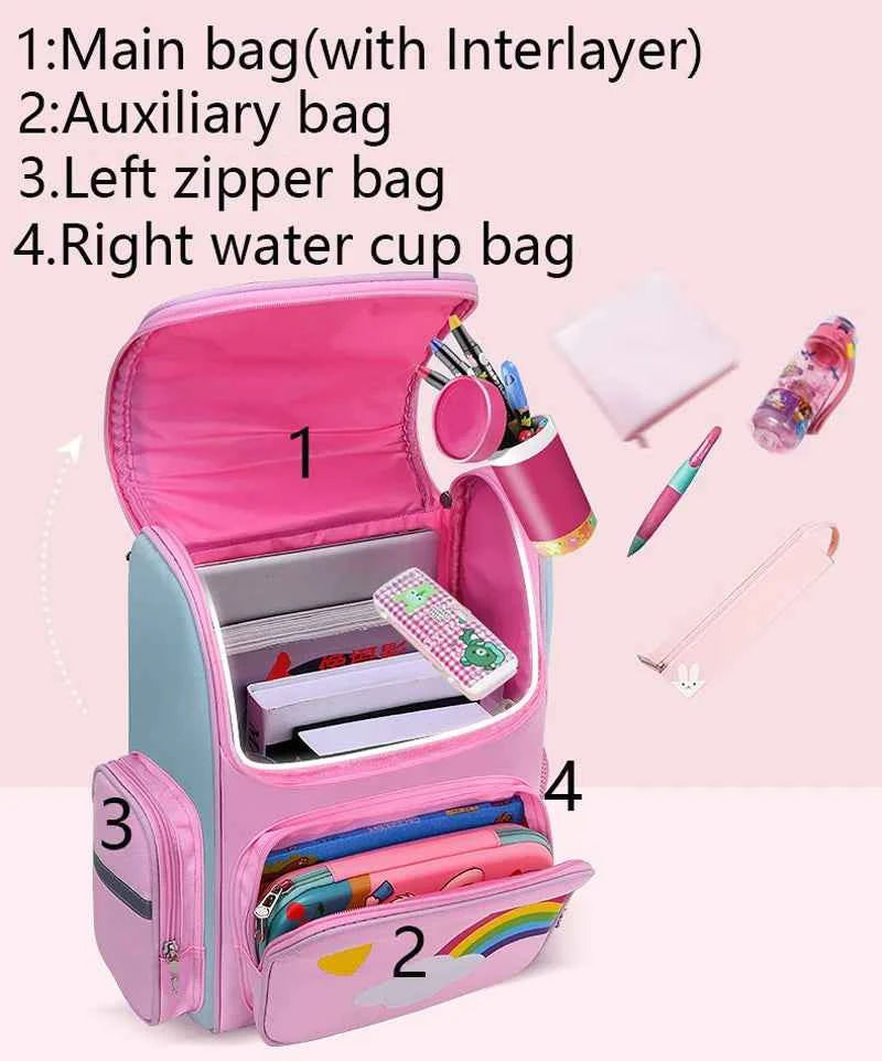 Unicorn Styled Children's Waterproof Backpack