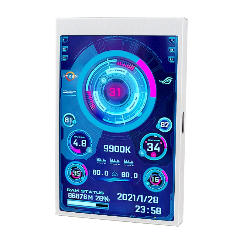 3.5 Inch IPS Type C Secondary Screen for Computer Stats beunik