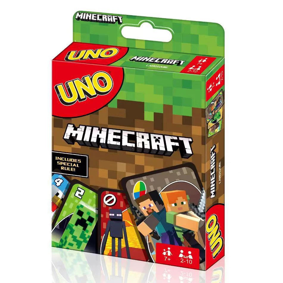 UNO FLIP! Pokemon  minecraft paw star wars mario harry potter minions barbie avengers one piece Board Game Anime Cartoon beunik