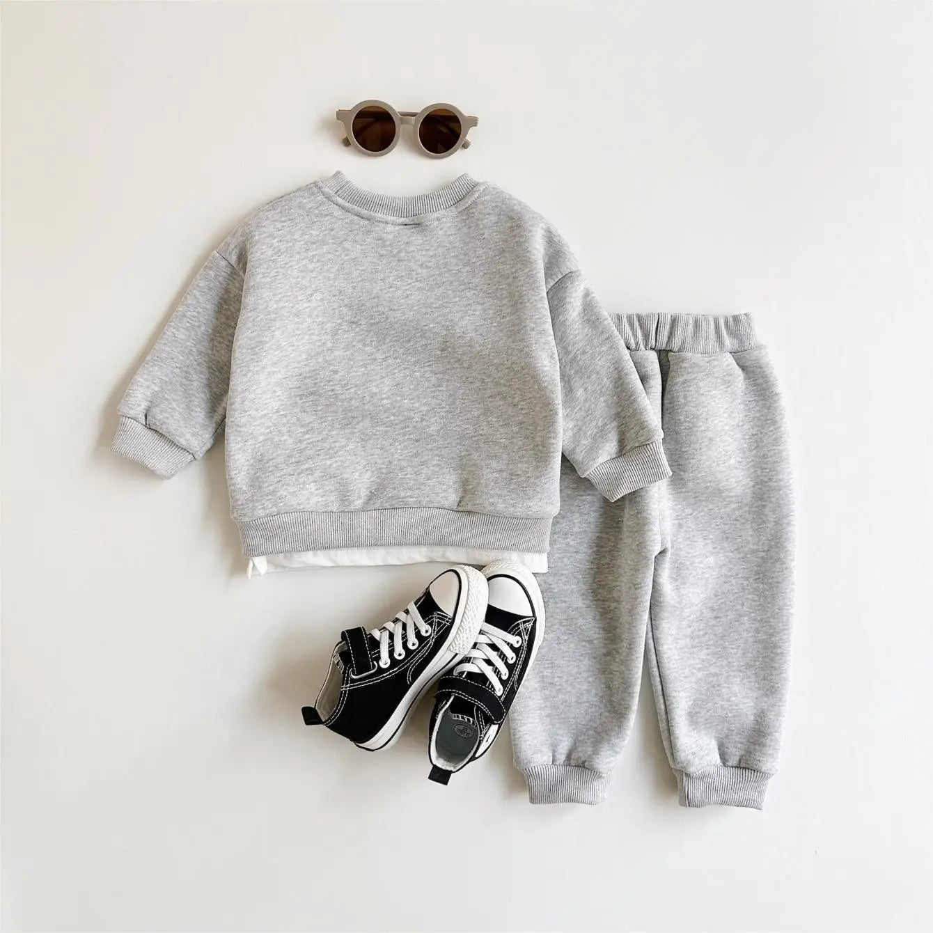 Winter Sweatshirt and Pants 2pcs– Thickened Warm Outfit3