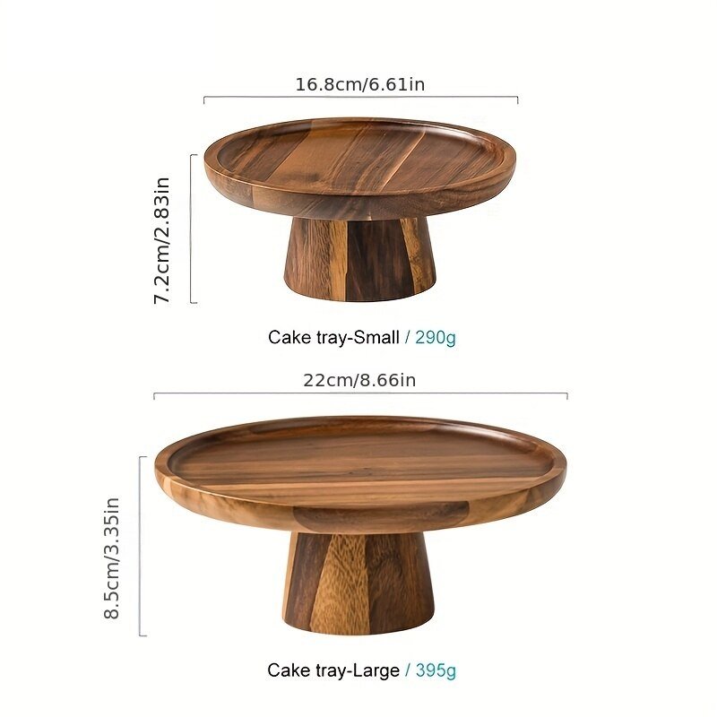 Acacia Wood Decoration Tea Plate - beunik