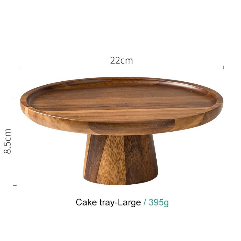 Acacia Wood Decoration Tea Plate - beunik