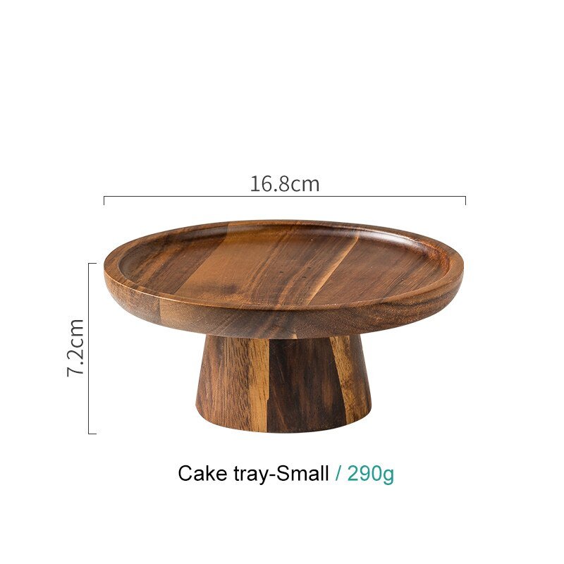 Acacia Wood Decoration Tea Plate - beunik