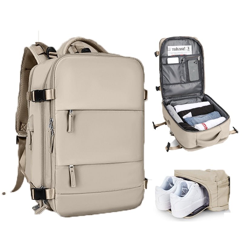 Carry On Travel Backpack (Laptop and Shoe Fitment) - beunik