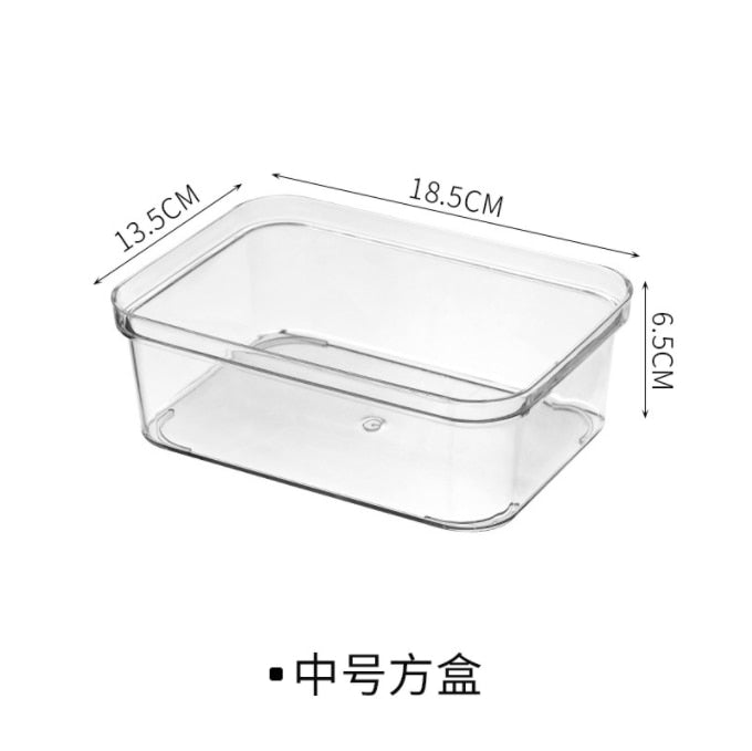 Clear Refrigerator Drawer Organizer Storage box - beunik
