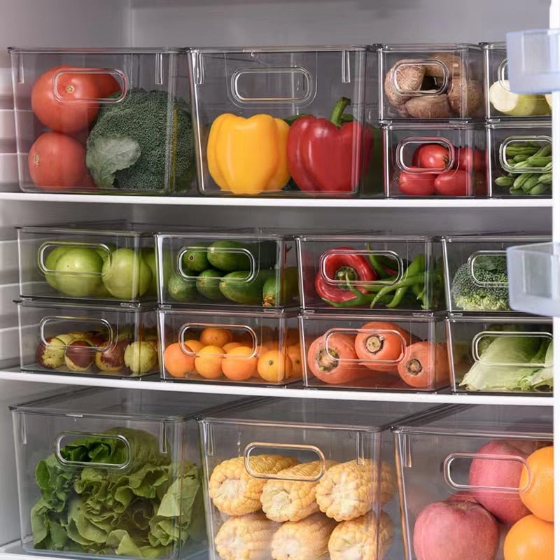 Clear Refrigerator Drawer Organizer Storage box - beunik