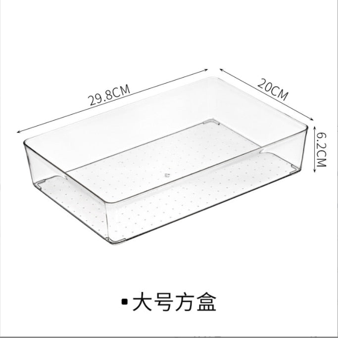 Clear Refrigerator Drawer Organizer Storage box - beunik