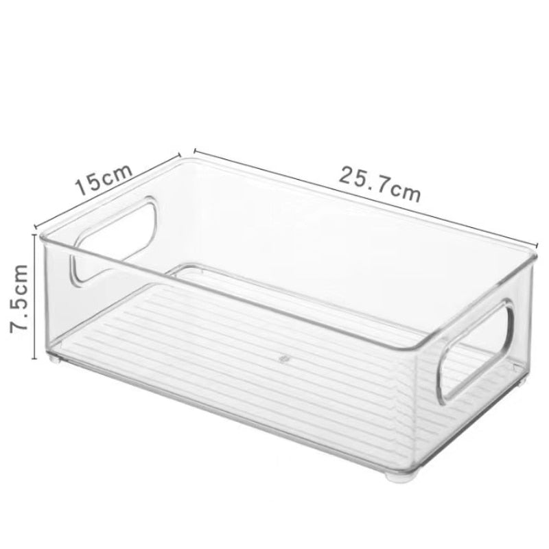 Clear Refrigerator Drawer Organizer Storage box - beunik