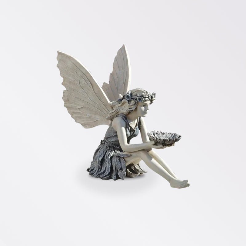 Fairy Statue Resin Jewelry Garden Decoration Angel Girl - beunik