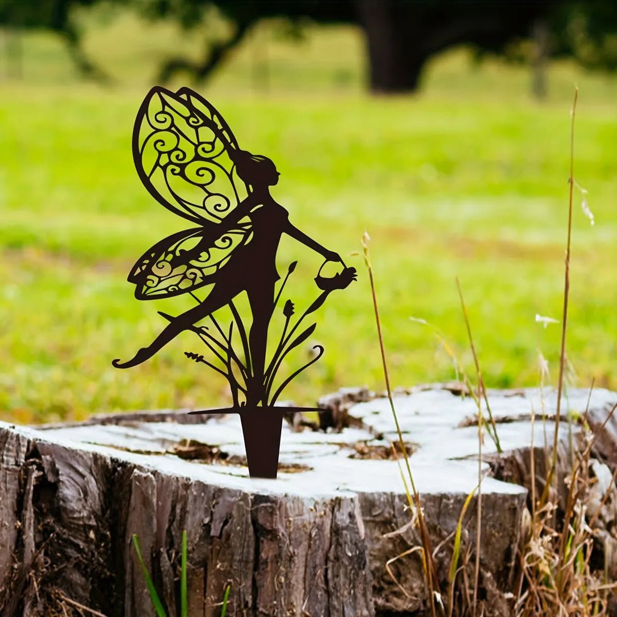 Garden Fairy Metal Outdoor Decor for Your Patio and Lawn - beunik