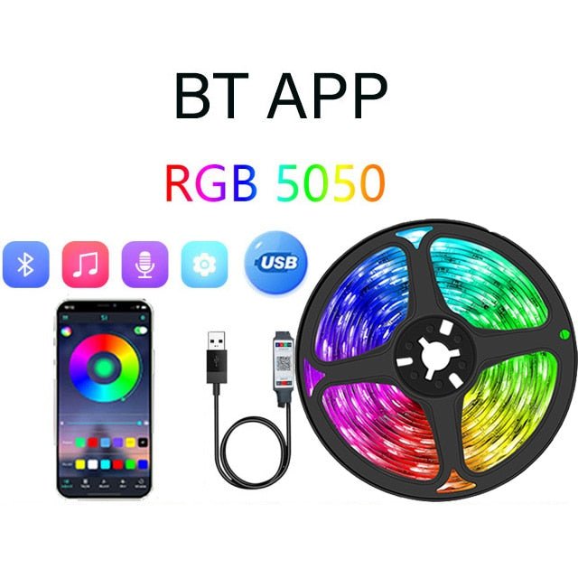 LED Strip Lights RGB APP Control Color Changing Lights - beunik