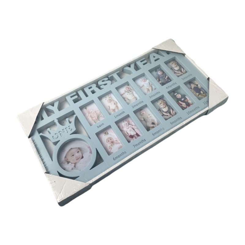 My First Year Baby Keepsake Frame 0-12 Months Picture Frame - beunik