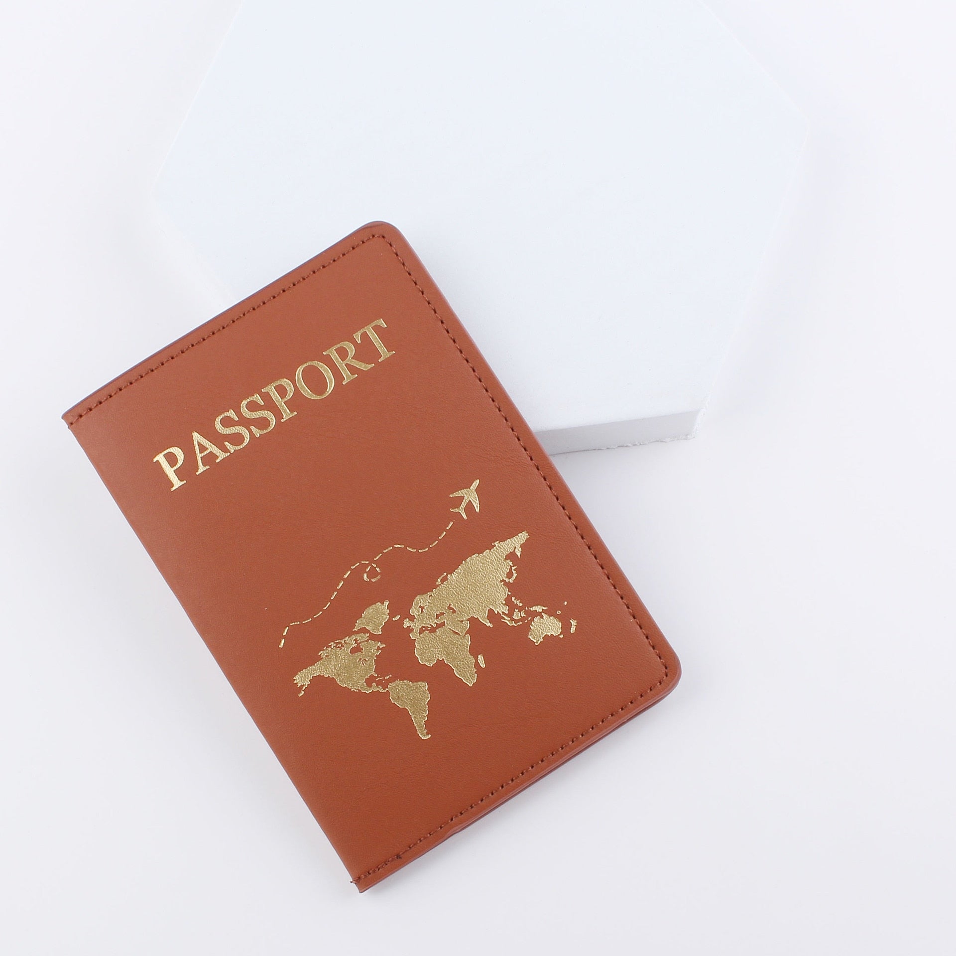 Passport Cover World Map Design & Luggage tagsr - beunik