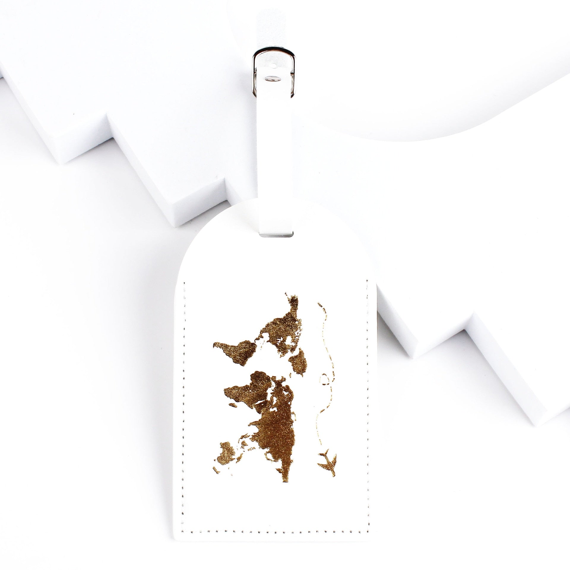 Passport Cover World Map Design & Luggage tagsr - beunik