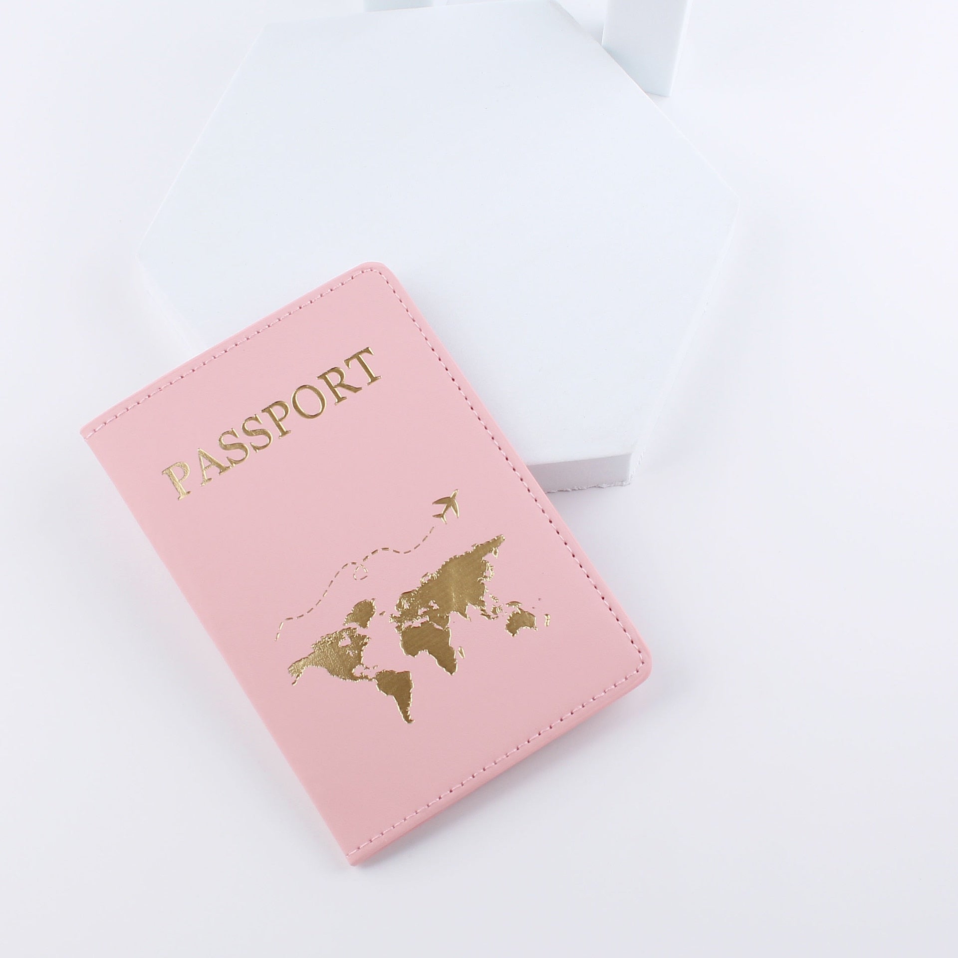Passport Cover World Map Design & Luggage tagsr - beunik