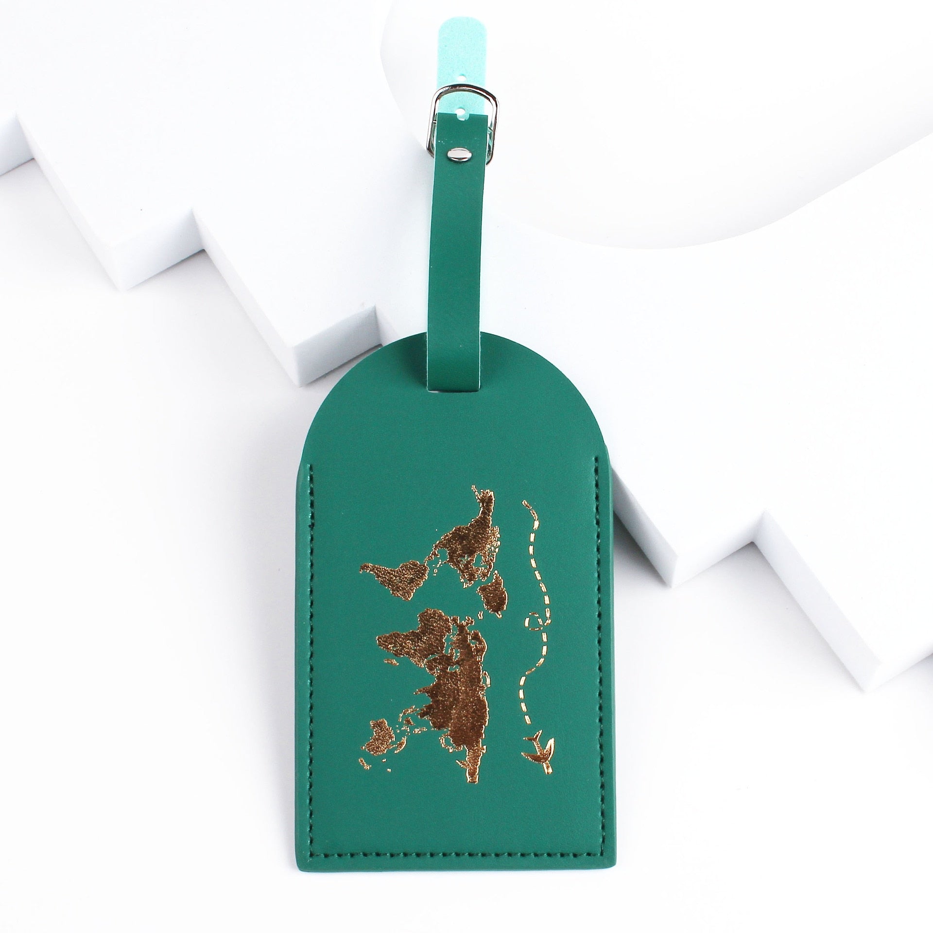 Passport Cover World Map Design & Luggage tagsr - beunik