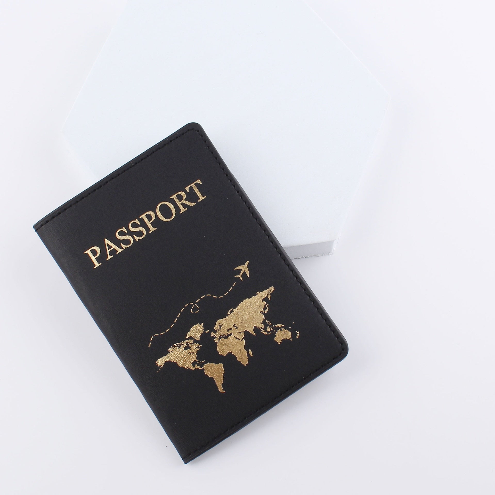 Passport Cover World Map Design & Luggage tagsr - beunik