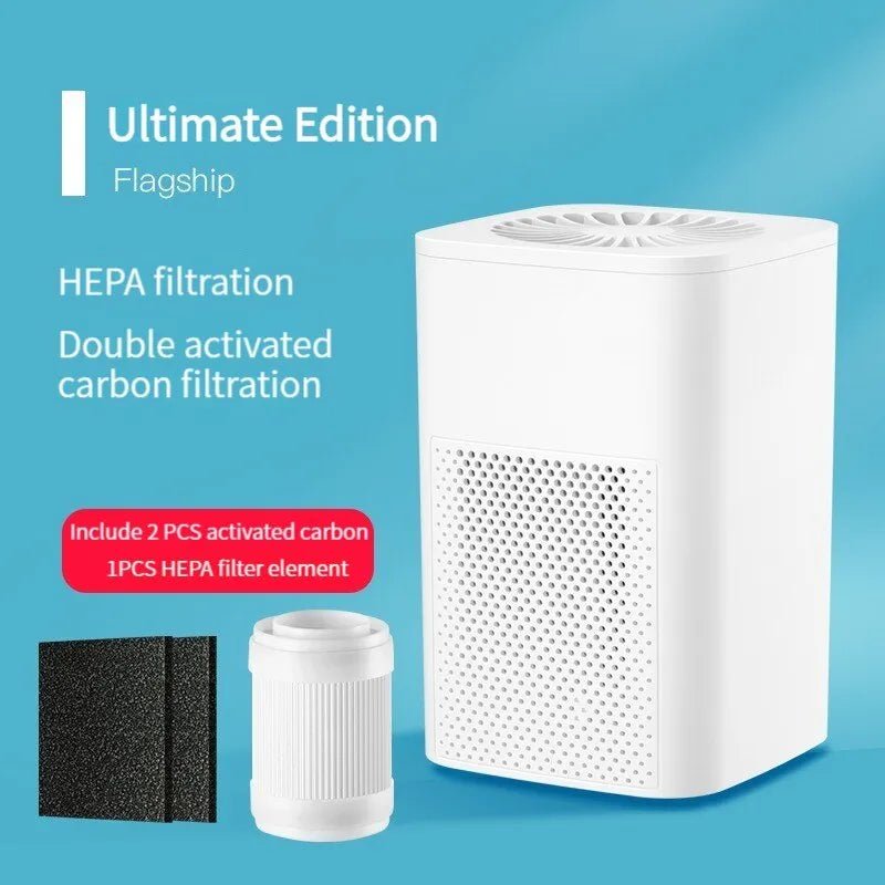 Portable Air Purifier Fresheners Filter Air Cleaner USB - beunik