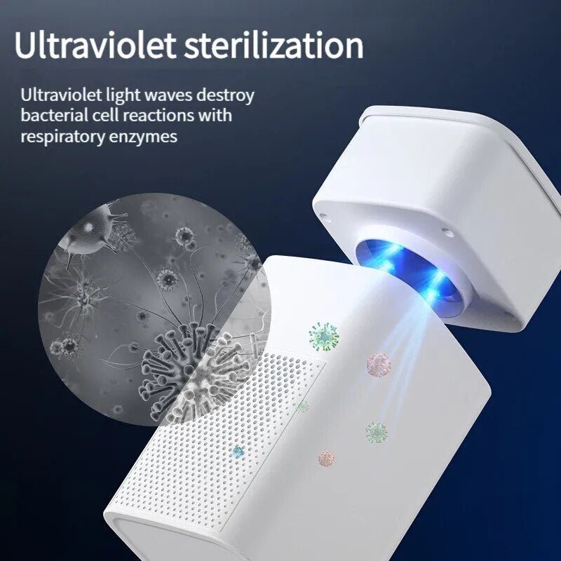 Portable Air Purifier Fresheners Filter Air Cleaner USB - beunik