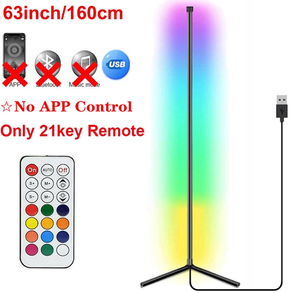 Smart RGB Corner LED Light (15.7 / 63 inch) - beunik