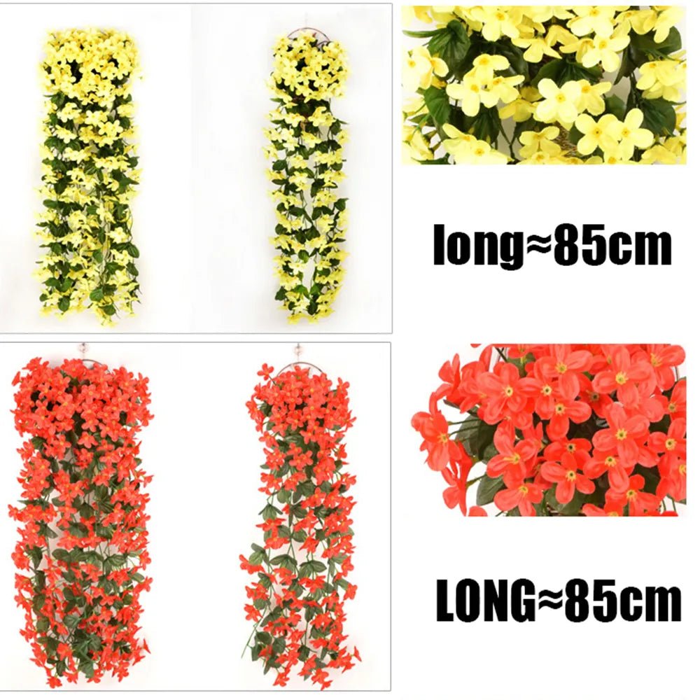 Violet Artificial Flowers Party Decor - beunik