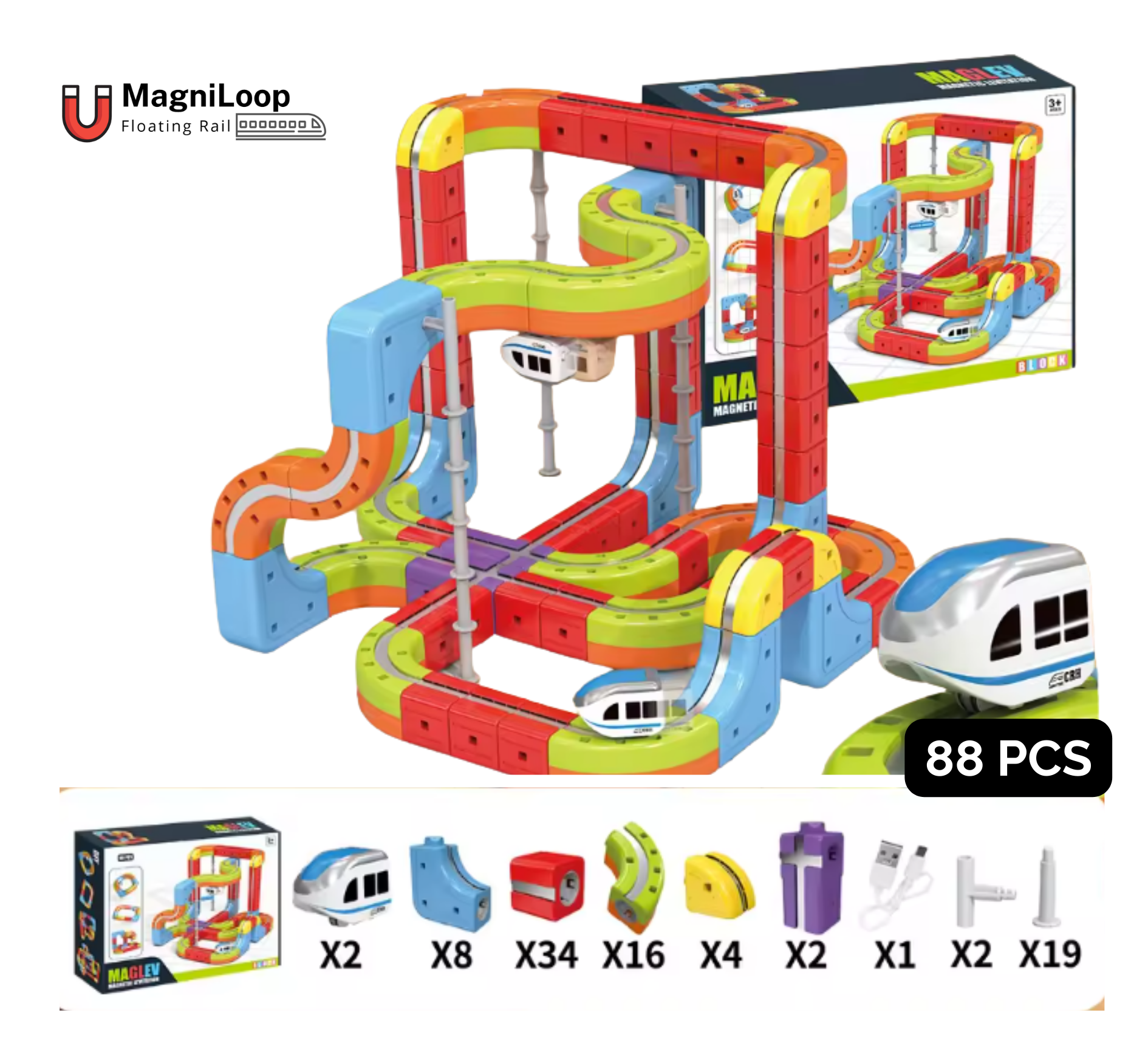 MagniLoop - Floating Rail Car