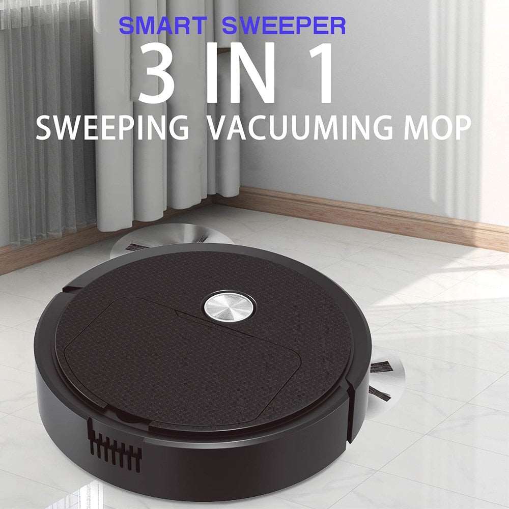 3 In 1 Smart Sweeping Robot Home Mini Sweeper - beunik