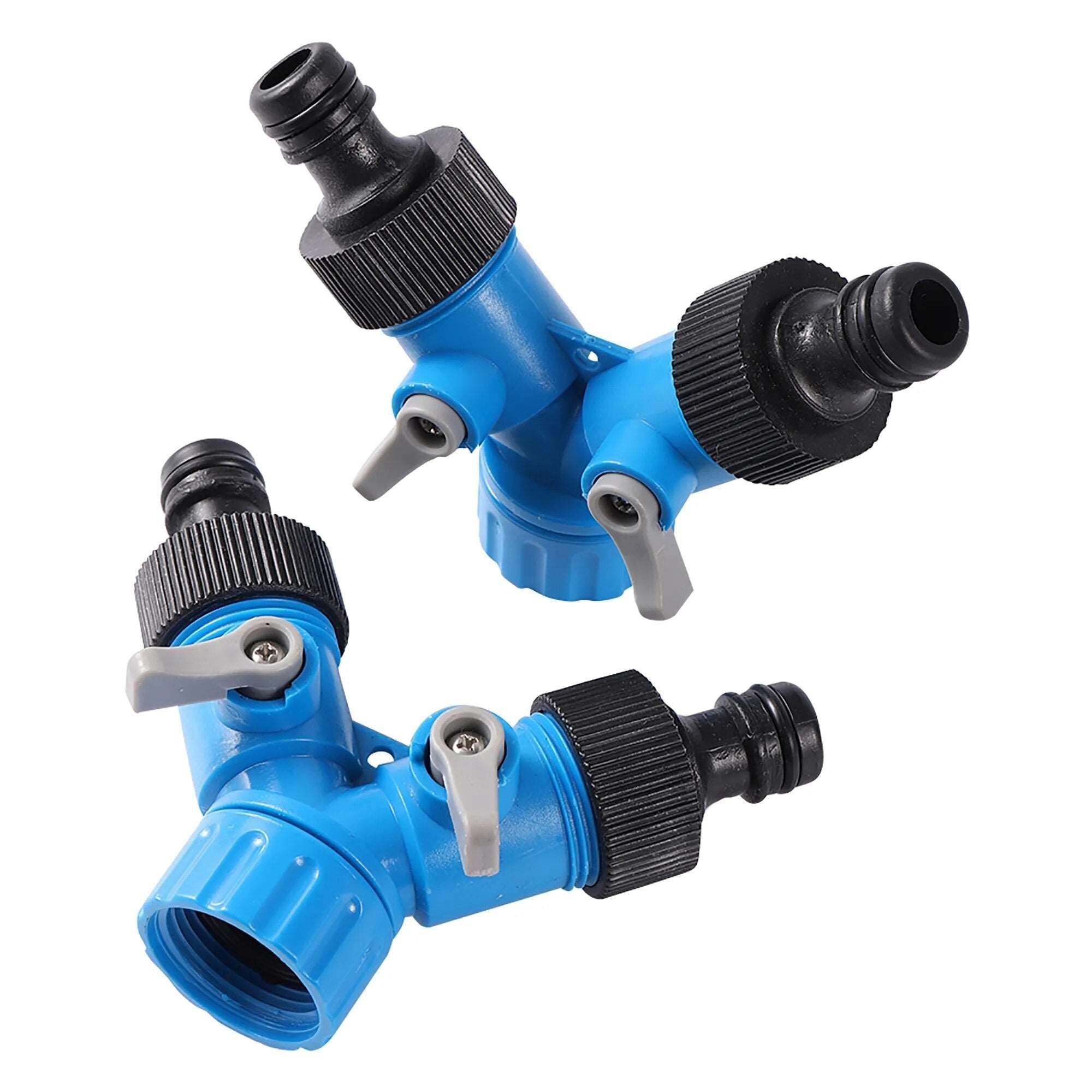 3/4'' Female Thread Shunt Valve Y-Shaped Quick Connector Garden Irrigation System Water Splitter - beunik