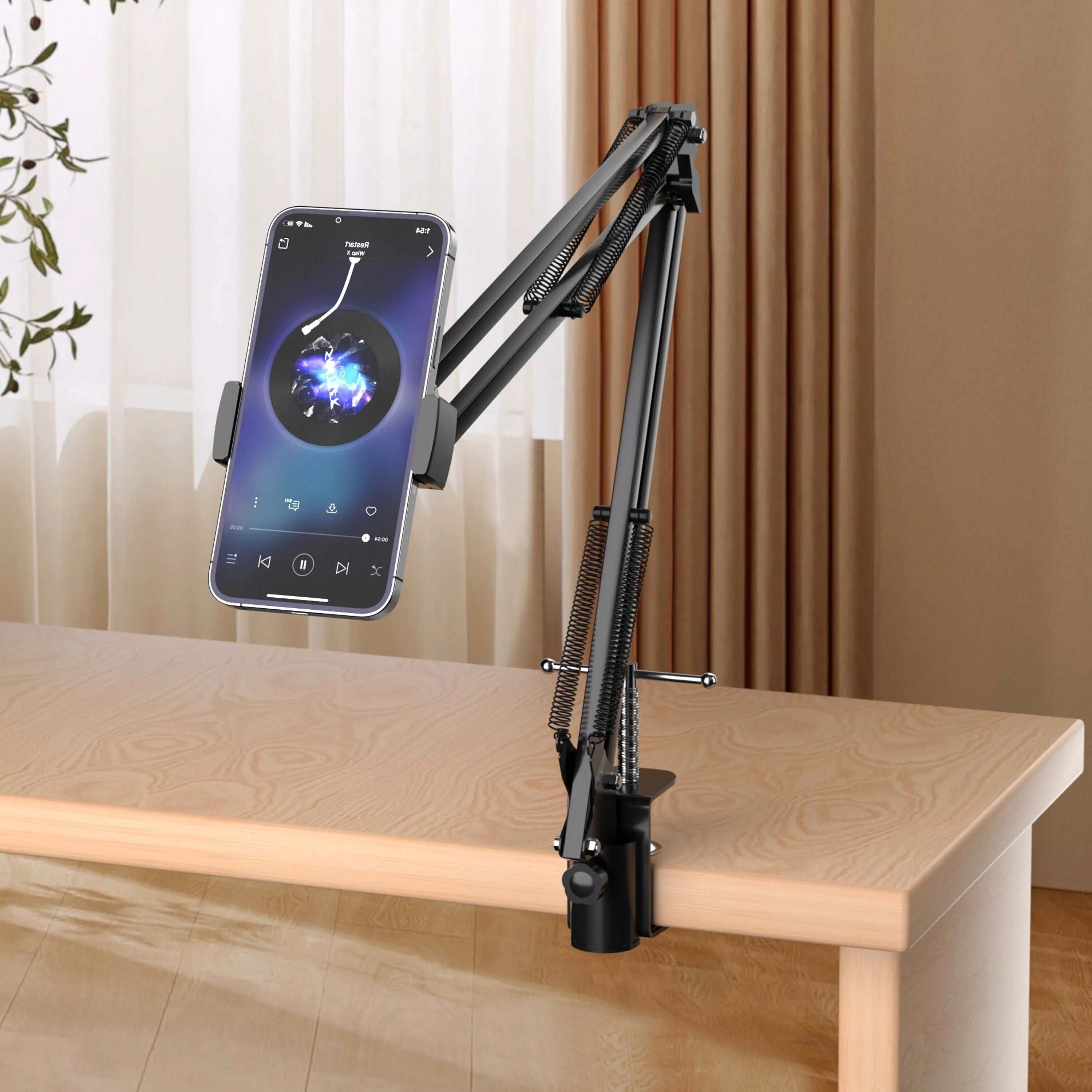 360° Cell Phone Stand Tablet Clamps Rotating Holder - beunik