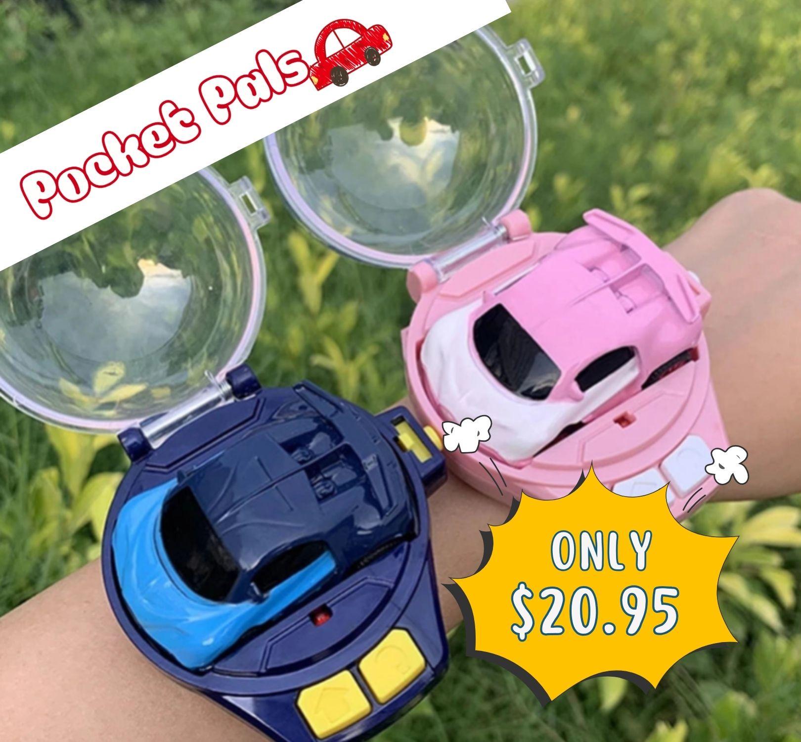 PocketPals™ Mini RC Car watch racer