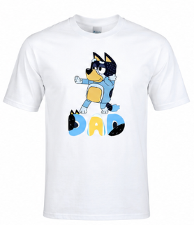 Adult bluey dad shirt