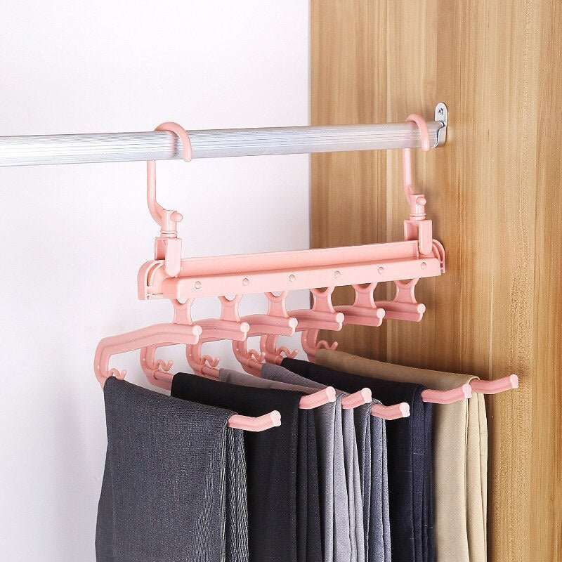 5 In 1 Pant Rack Hanger for Clothes Organizer - beunik