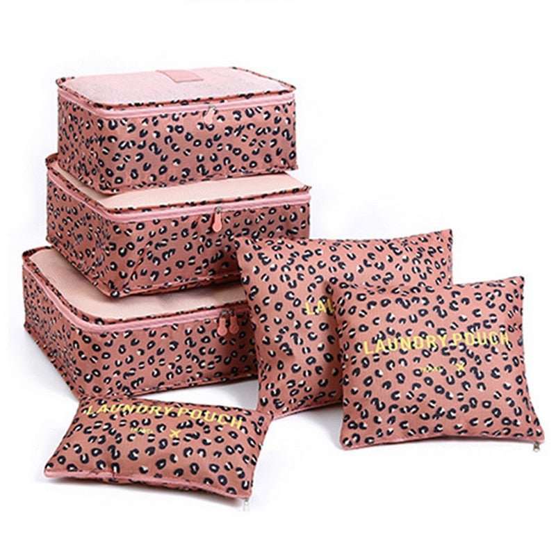 6/7pcs Colour Travel Storage Bag Set - beunik