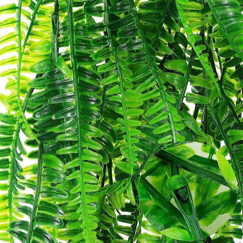 90cm Persian Fern Leaves Artificial Plastic Grass - beunik