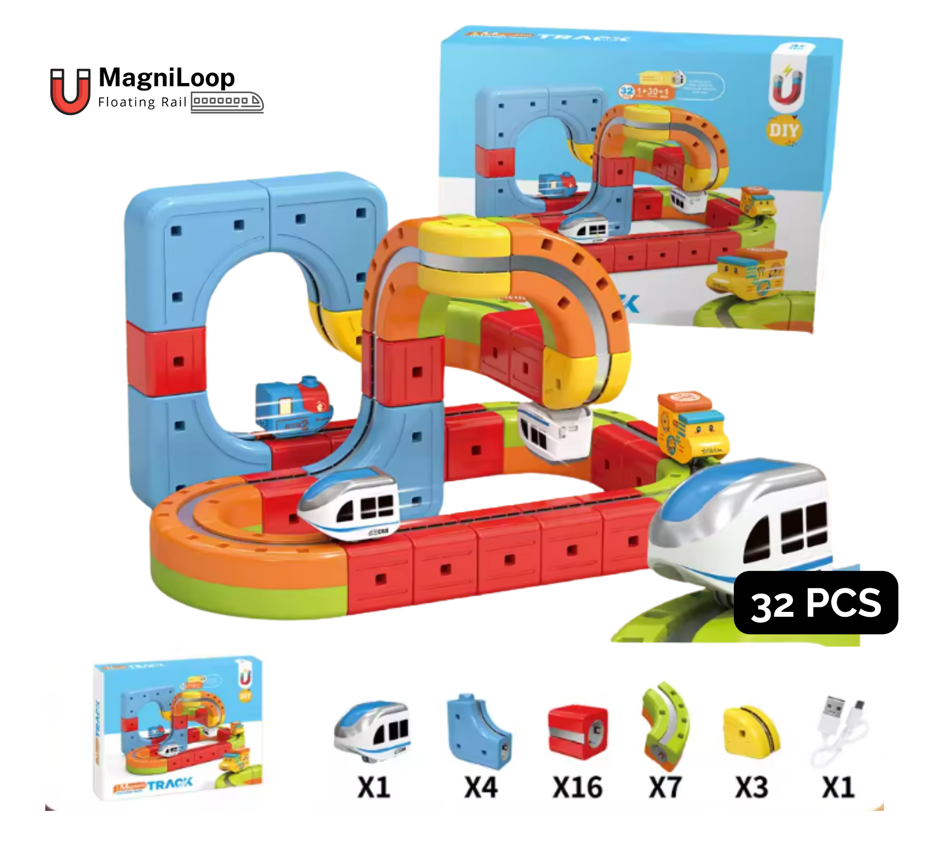 MagniLoop - Floating Rail Car