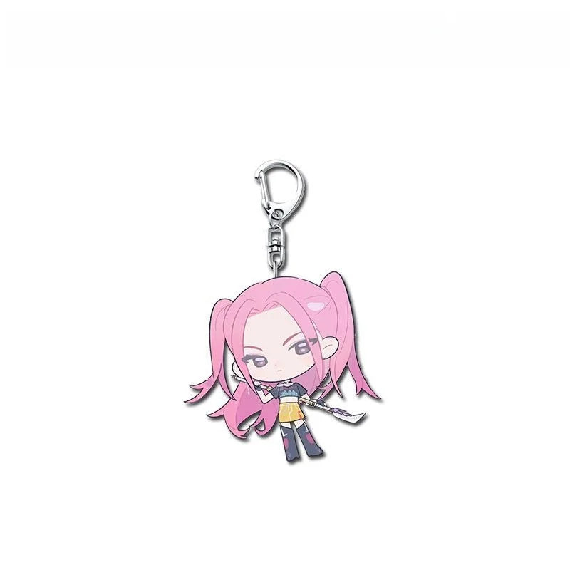 Demon Hunters Kpop Rumi Mira Zoey Keychain Cosplay Accessories beunik