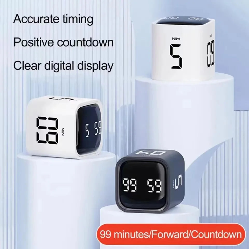 Gravity Sensor Flipping Timer For Kitchen/Study With LCD Display Countdown beunik