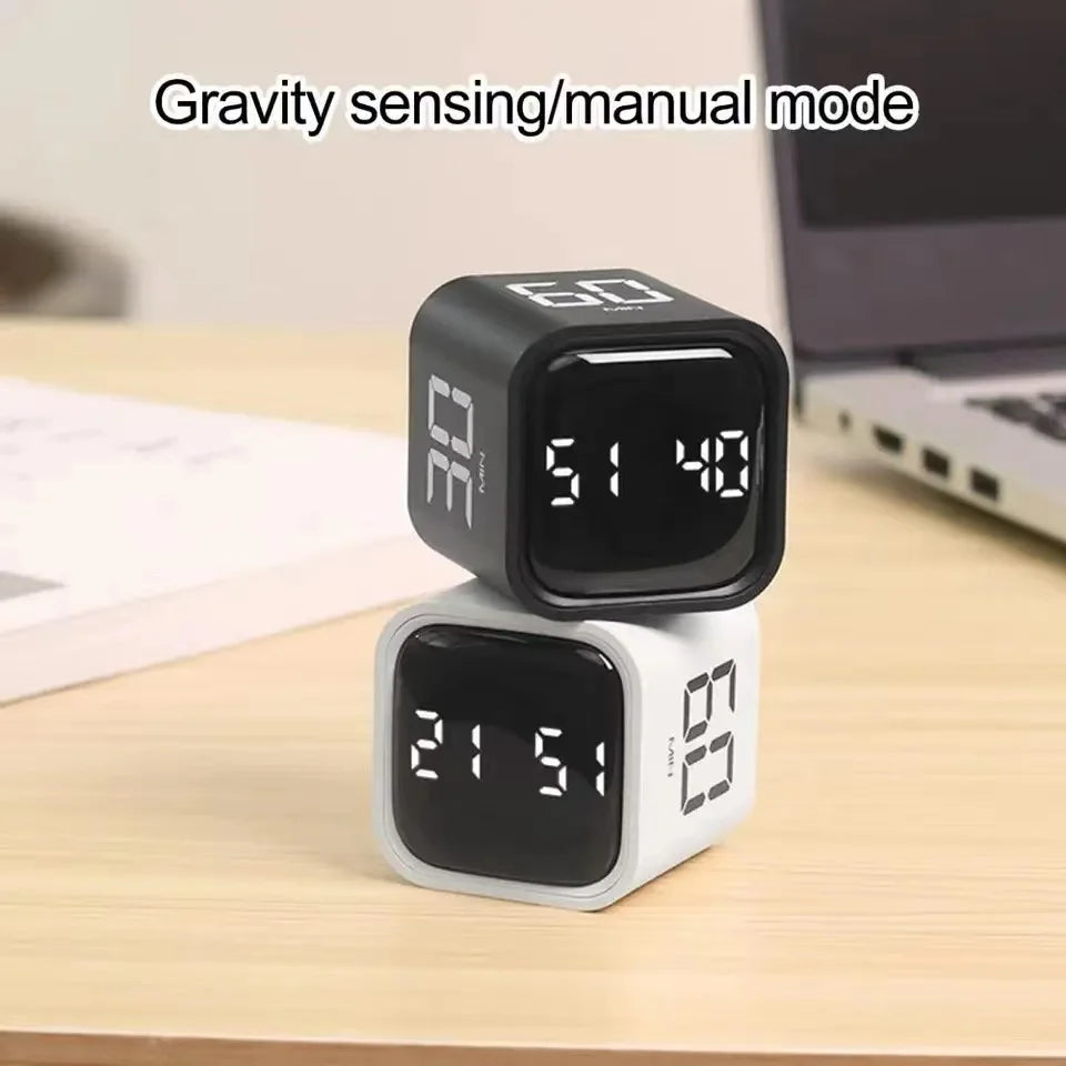 Gravity Sensor Flipping Timer For Kitchen/Study With LCD Display Countdown beunik